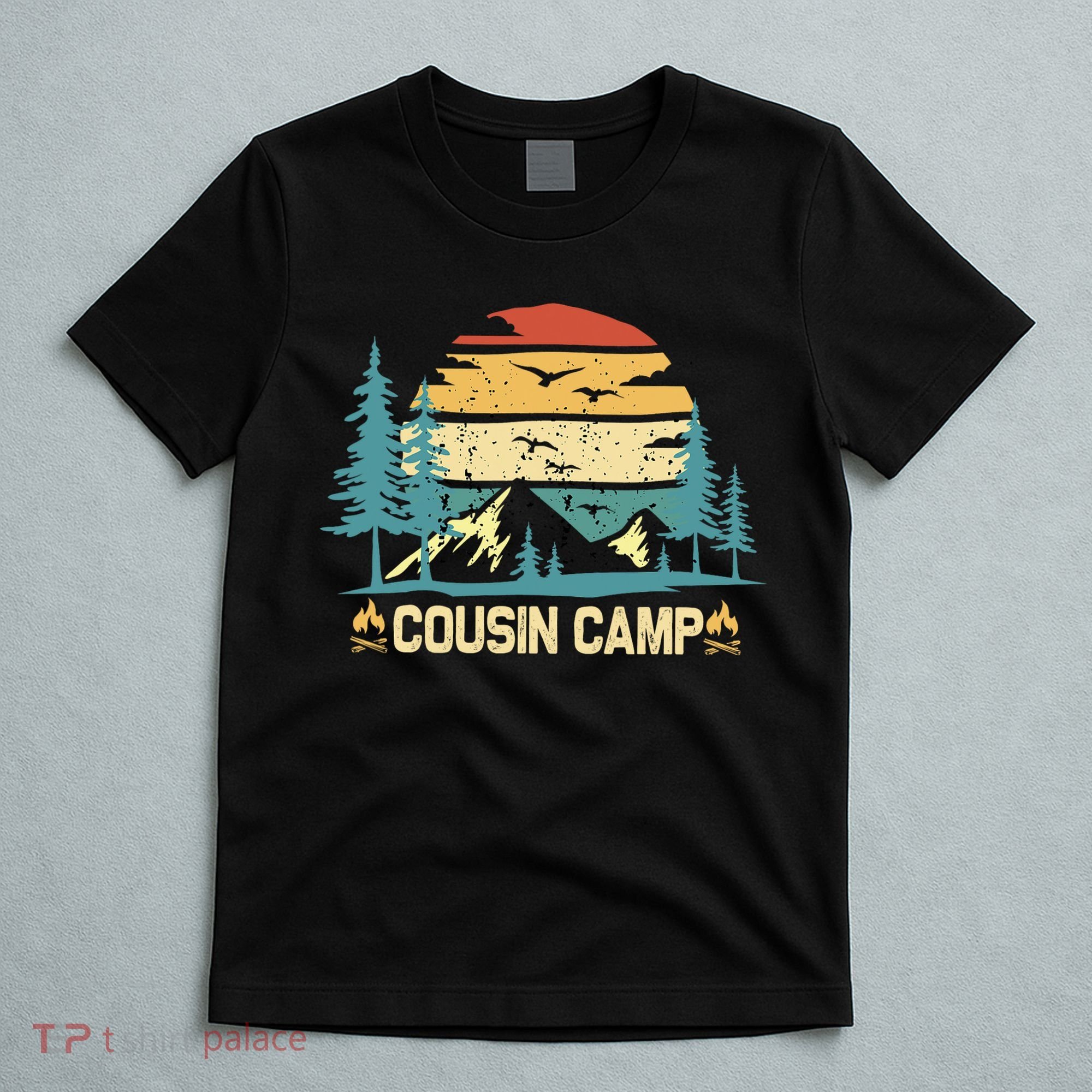 Cousin Camp Friends Summer Family Camping Vacation T-Shirt