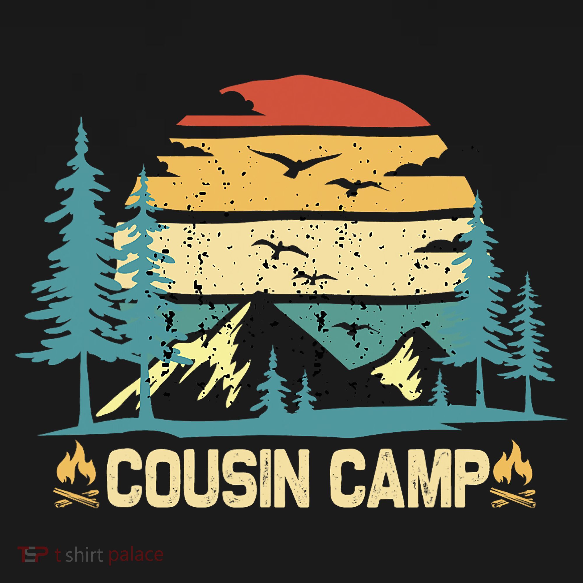 Cousin Camp Friends Summer Family Camping Vacation Backpack
