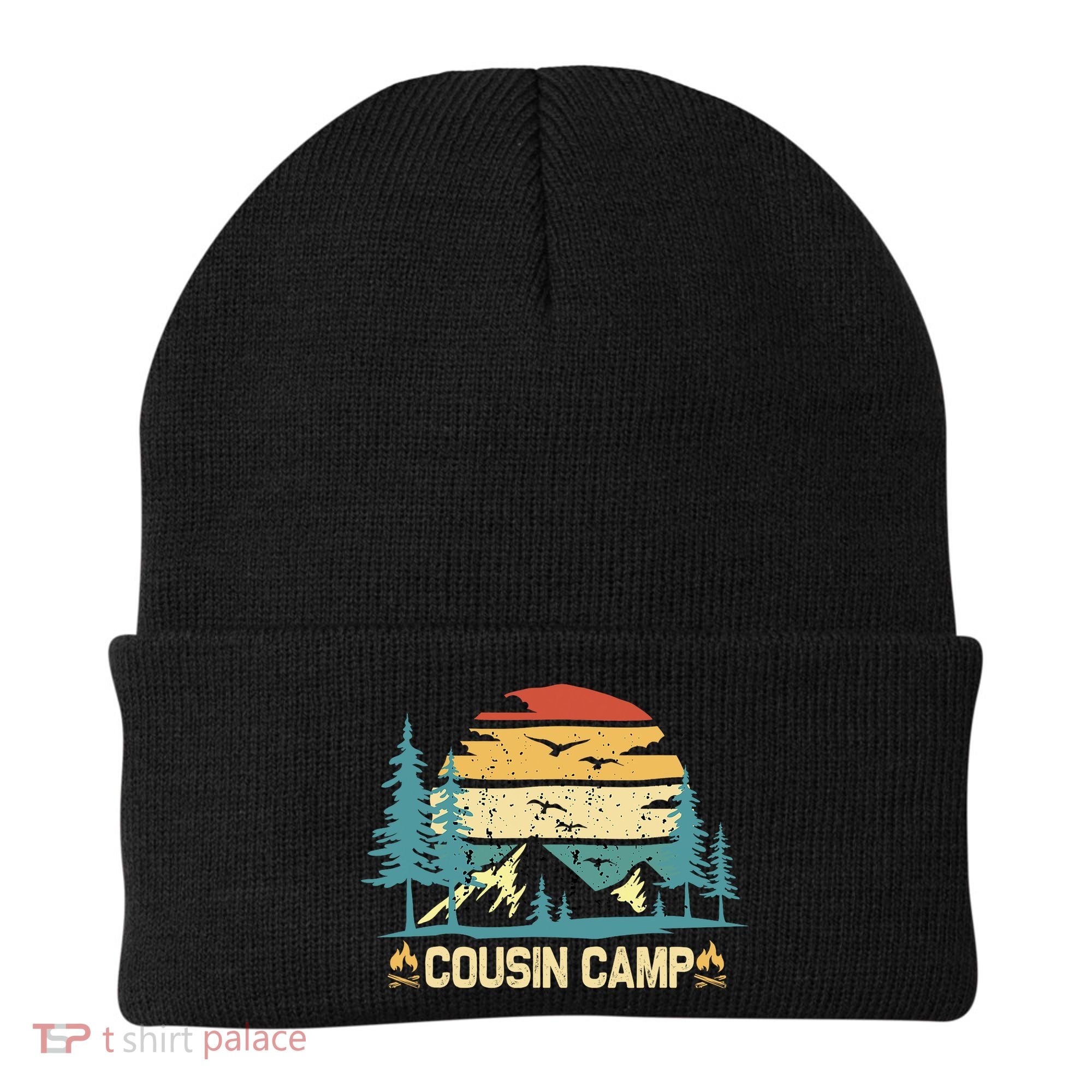 Cousin Camp Friends Summer Family Camping Vacation Beanie