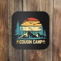 Cousin Camp Friends Summer Family Camping Vacation Coaster thumb 0