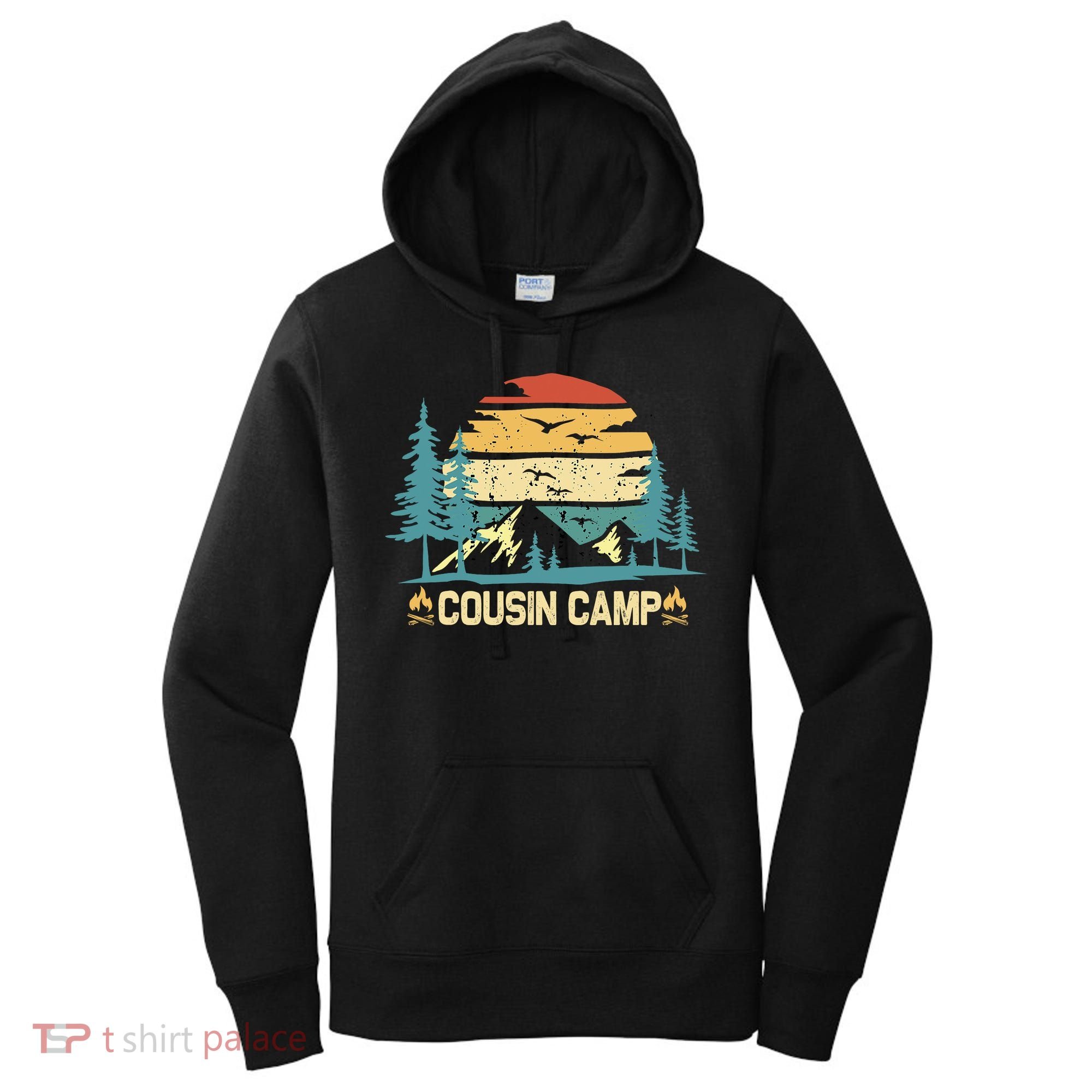 Cousin Camp Friends Summer Family Camping Vacation Women's Hoodie