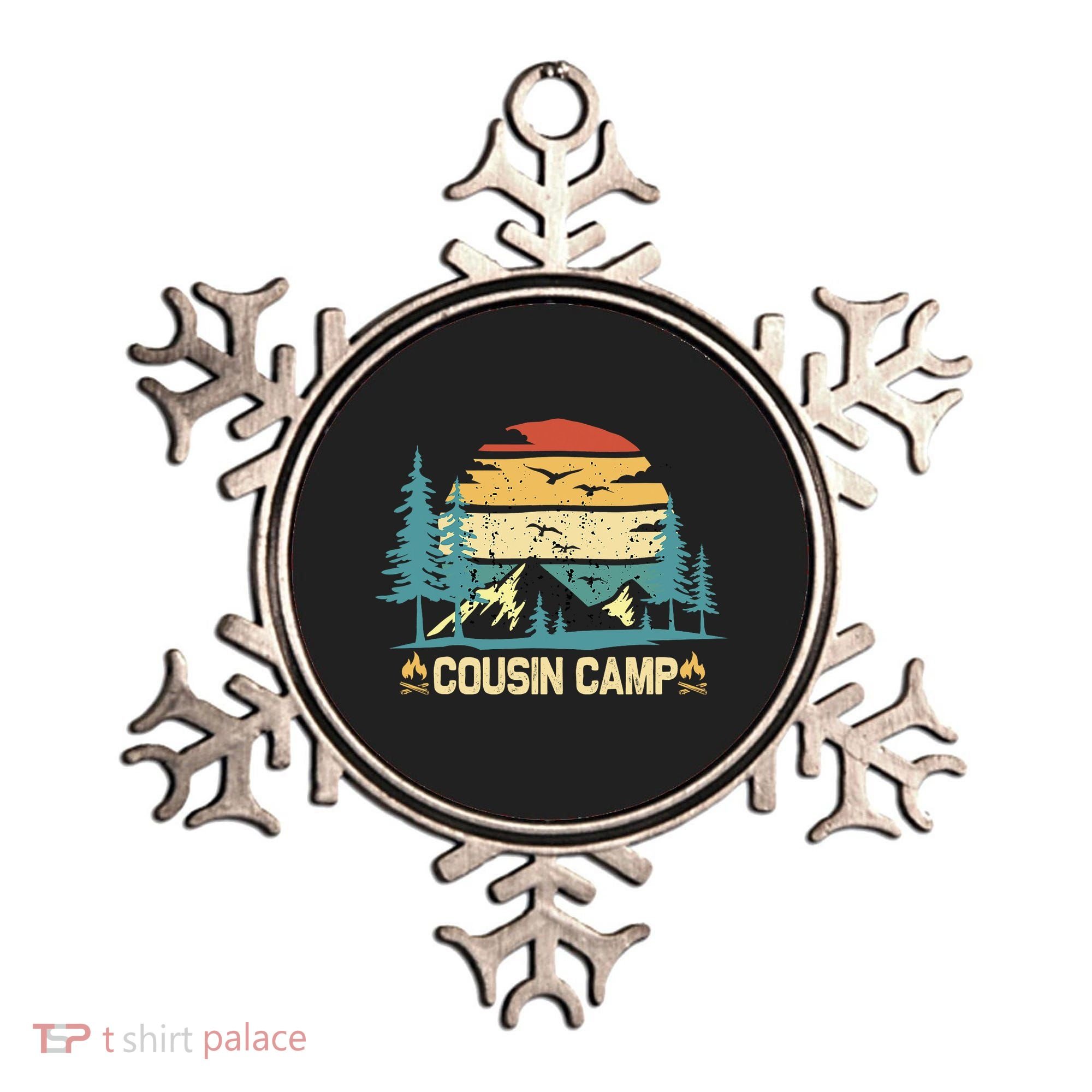Cousin Camp Friends Summer Family Camping Vacation Ornament