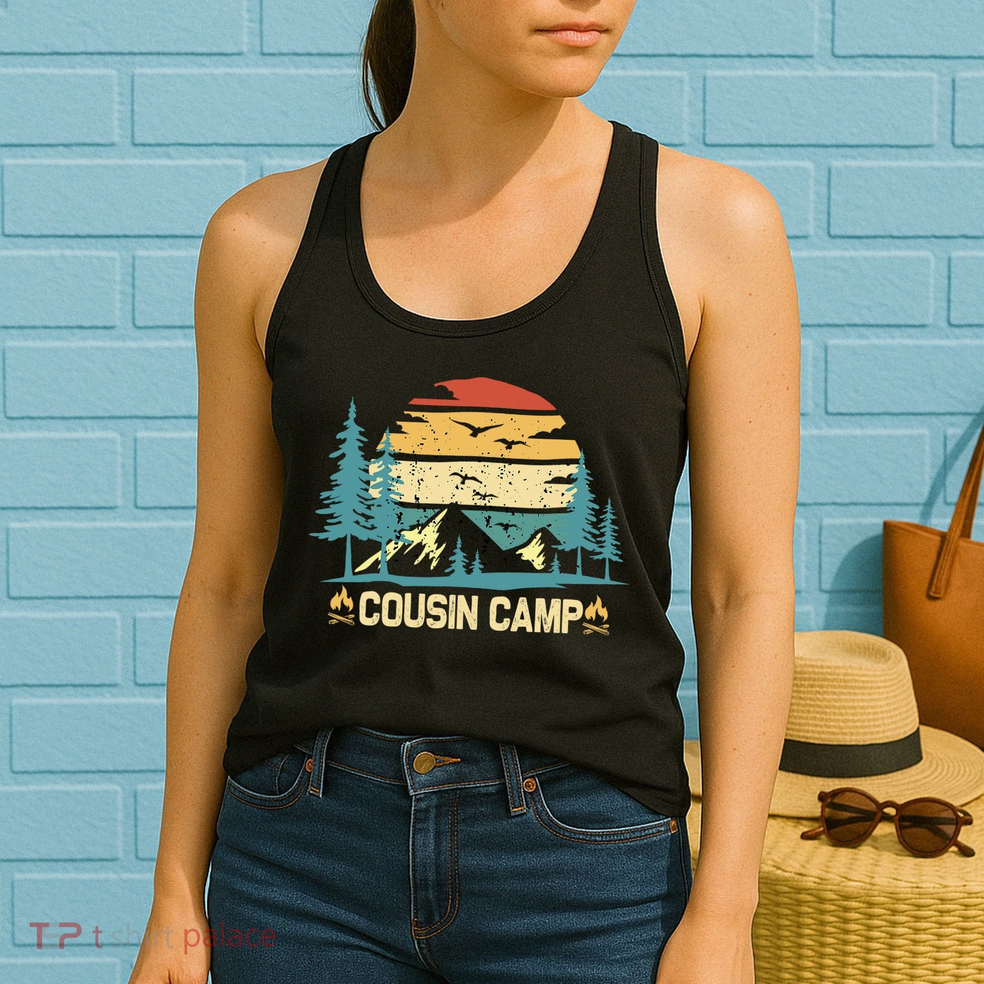 Cousin Camp Friends Summer Family Camping Vacation Women's Tank Top