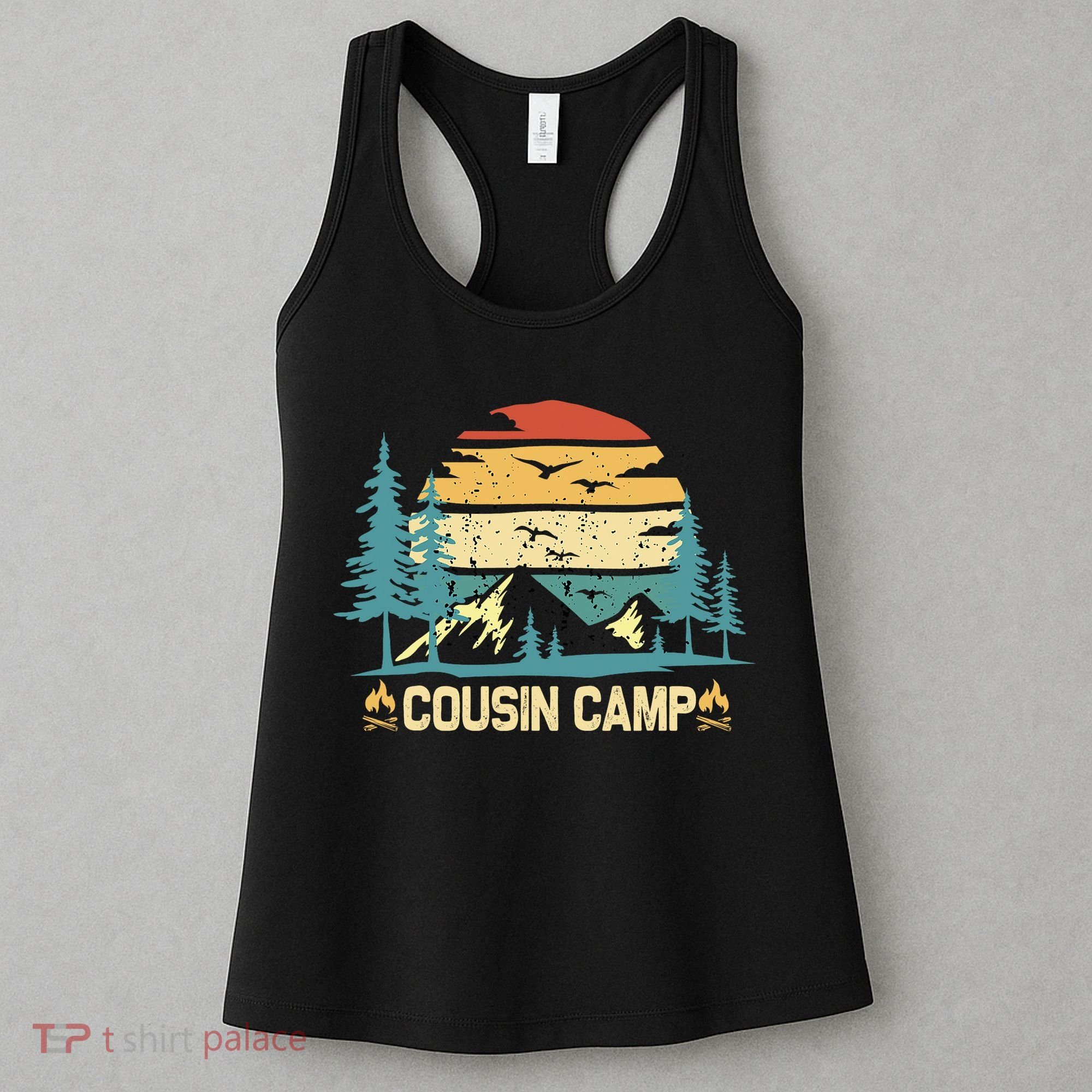 Cousin Camp Friends Summer Family Camping Vacation Women's Tank Top
