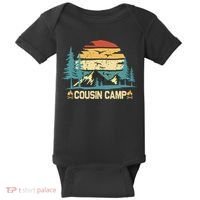 Cousin Camp Friends Summer Family Camping Vacation Baby Bodysuit thumb 0