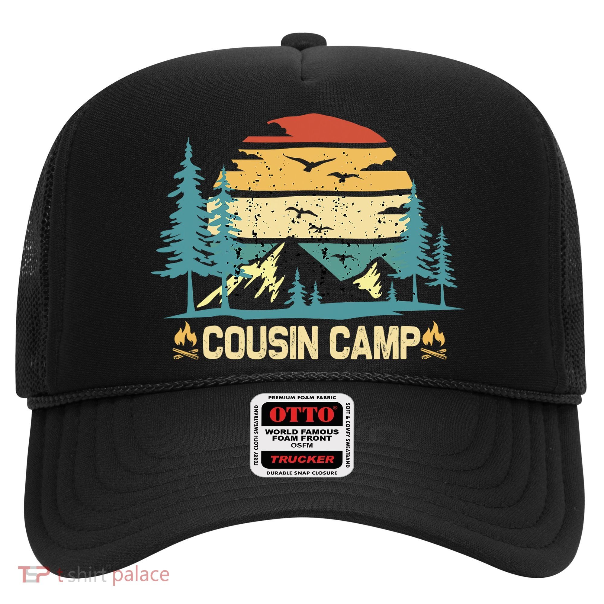 Cousin Camp Friends Summer Family Camping Vacation Hat