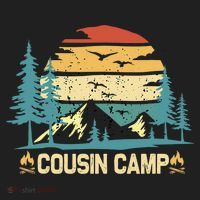 Cousin Camp Friends Summer Family Camping Vacation Hat thumb 2