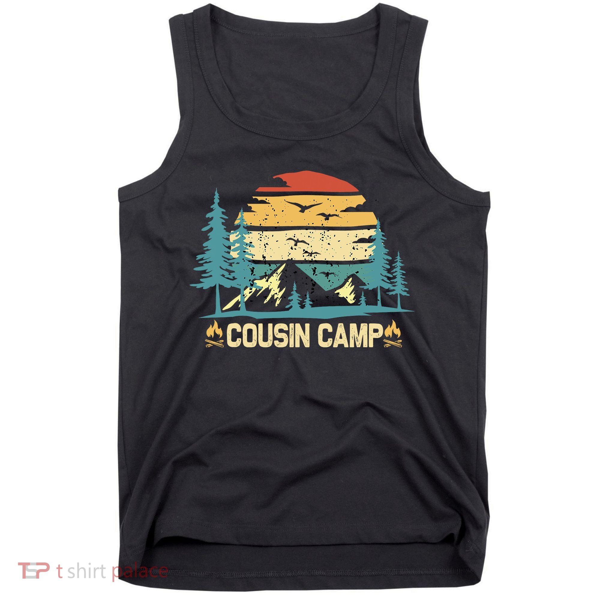 Cousin Camp Friends Summer Family Camping Vacation Tank Top