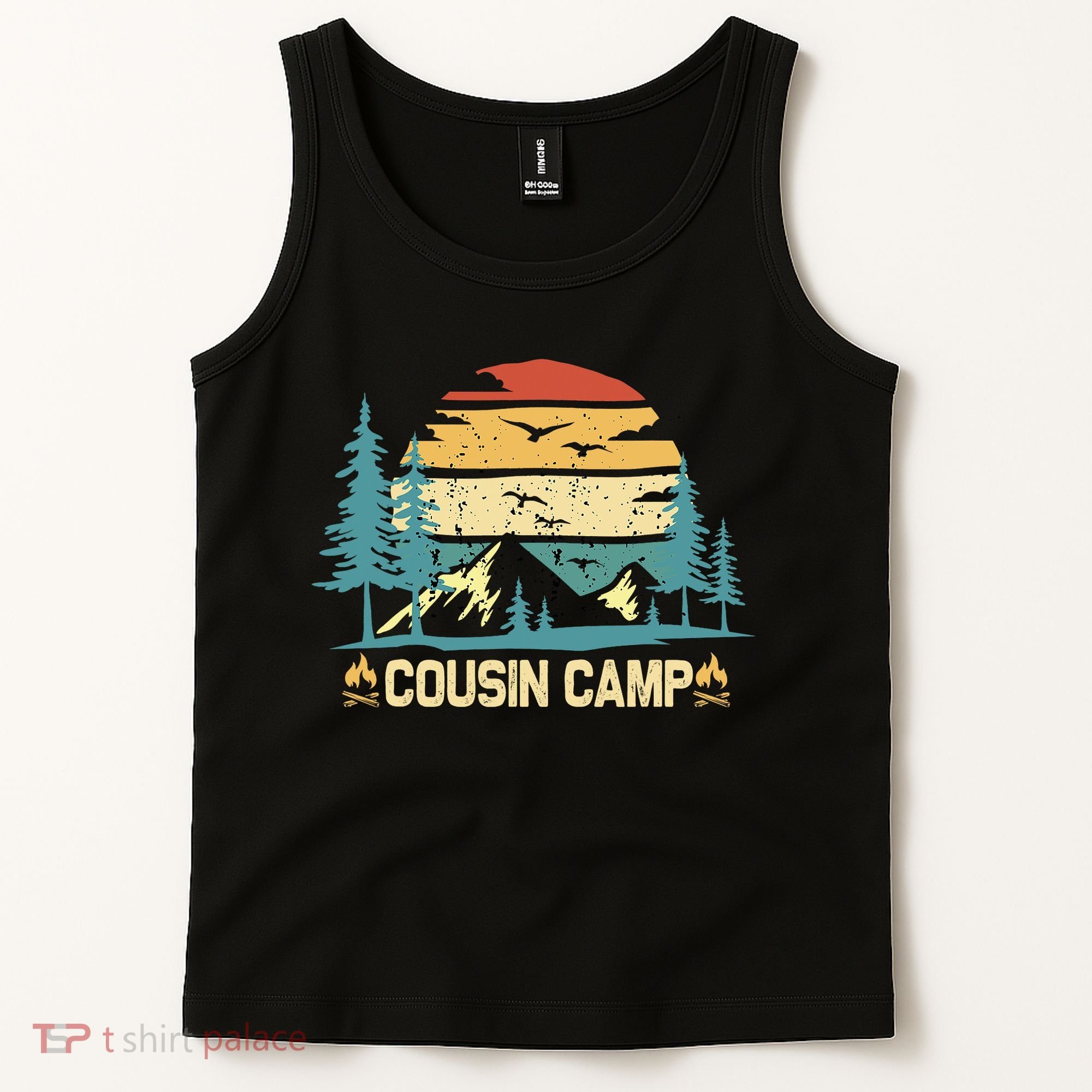 Cousin Camp Friends Summer Family Camping Vacation Tank Top