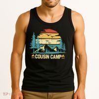Cousin Camp Friends Summer Family Camping Vacation Tank Top thumb 3