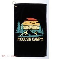 Cousin Camp Friends Summer Family Camping Vacation Golf Towel thumb 0