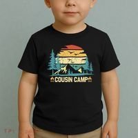 Cousin Camp Friends Summer Family Camping Vacation Toddler T-Shirt thumb 2