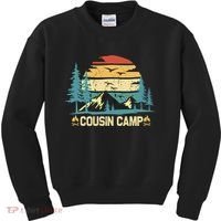 Cousin Camp Friends Summer Family Camping Vacation Kids Sweatshirt thumb 0