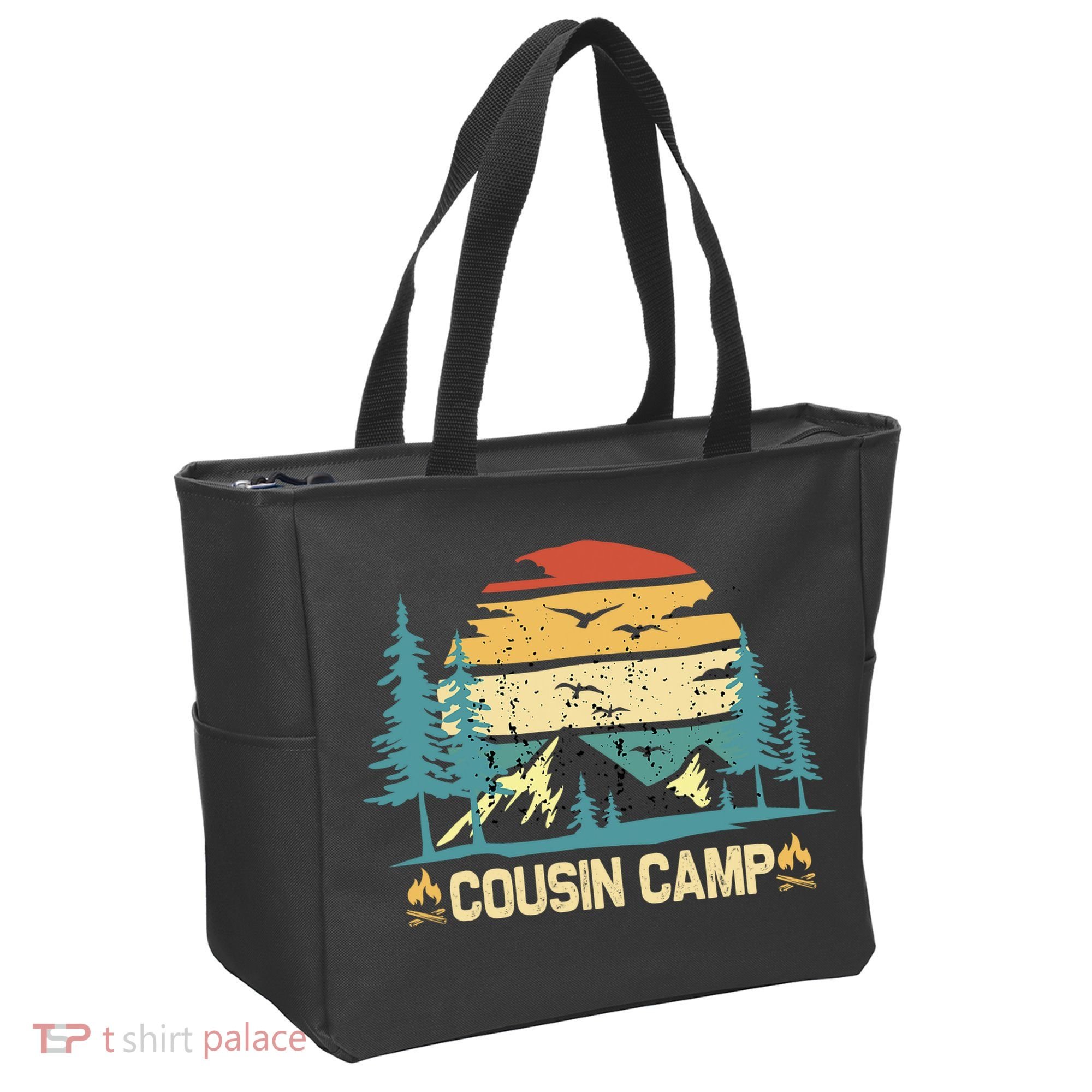 Cousin Camp Friends Summer Family Camping Vacation Tote Bag