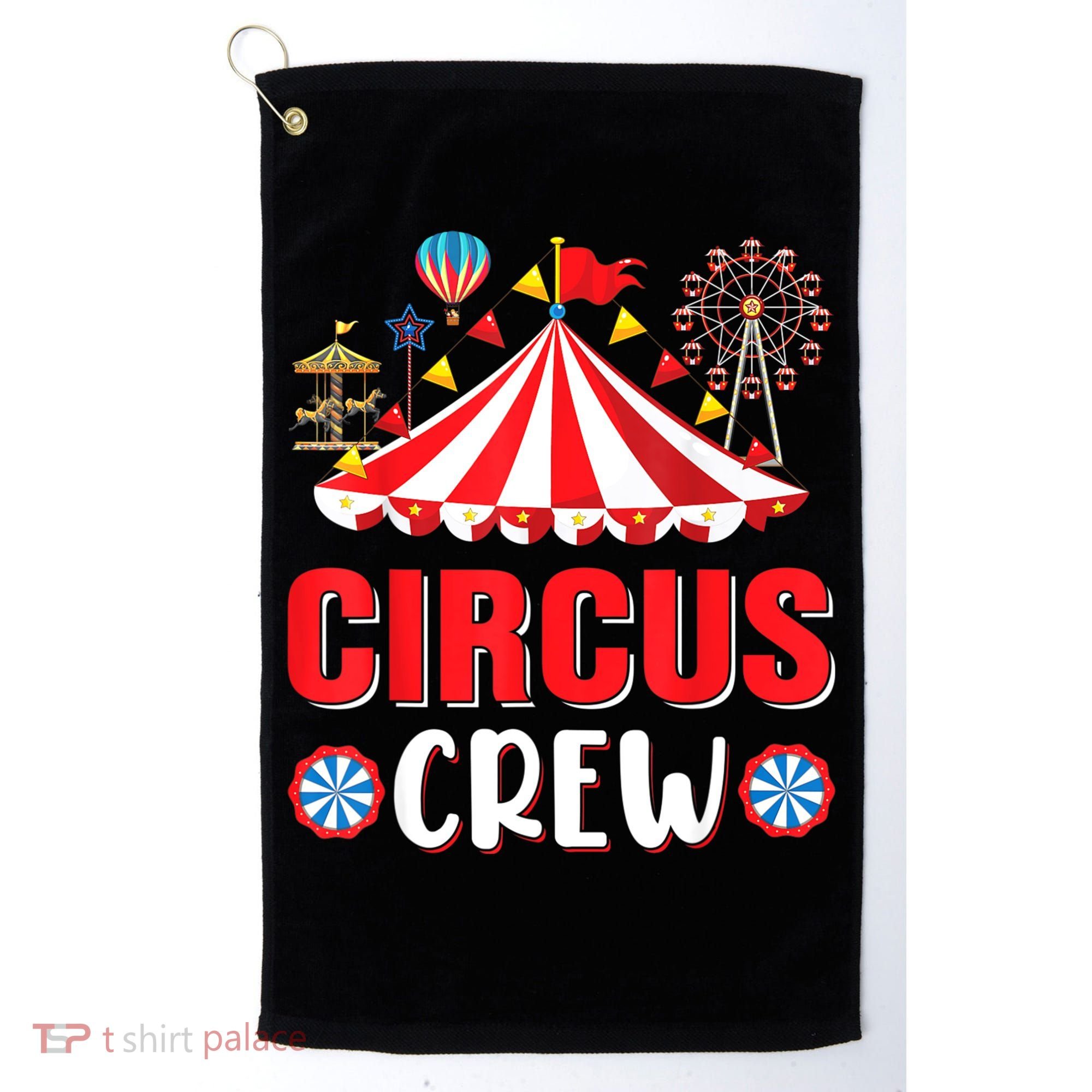 Circus Crew Funny Circus Staff Costume Circus Theme Party Golf Towel