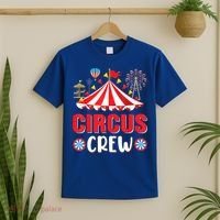 Circus Crew Funny Circus Staff Costume Circus Theme Party T-Shirt thumb 2
