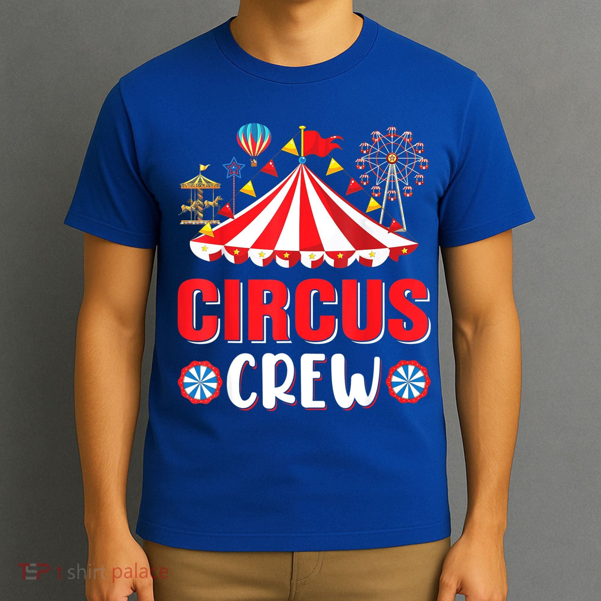 Circus Crew Funny Circus Staff Costume Circus Theme Party T-Shirt
