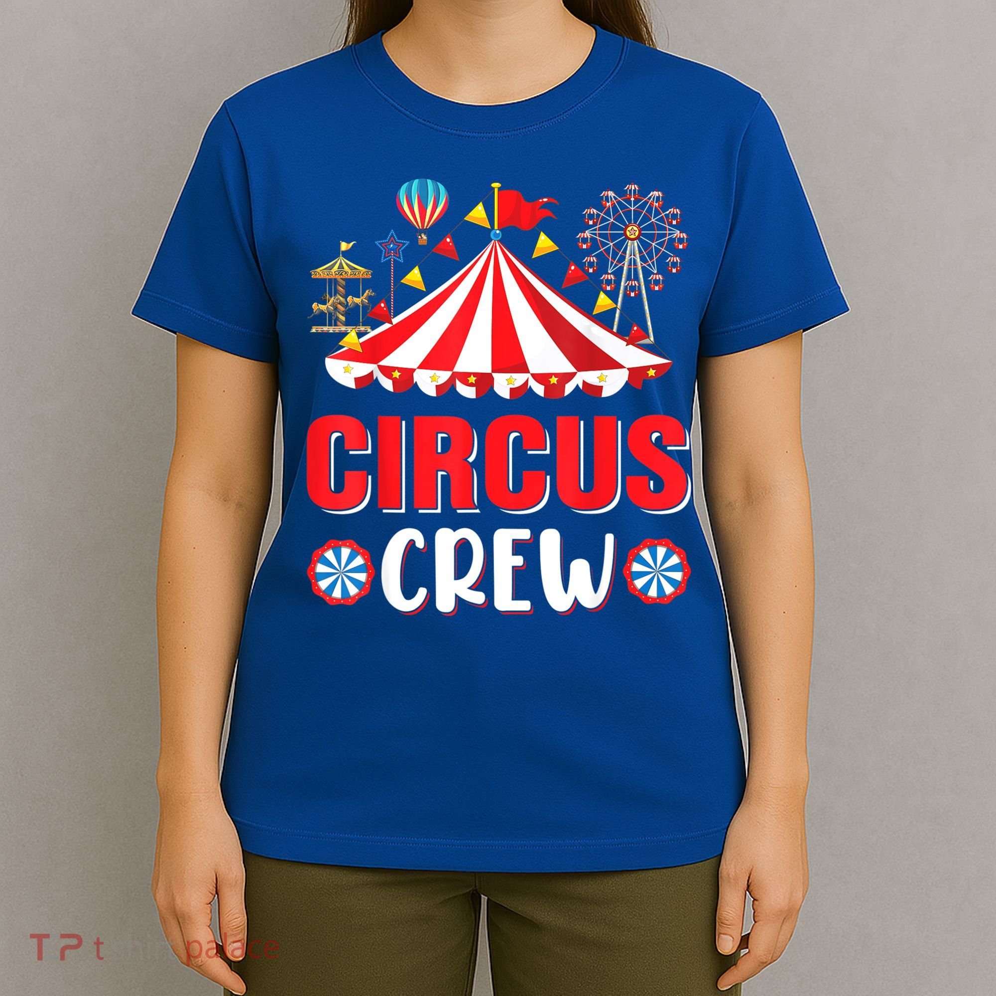 Circus Crew Funny Circus Staff Costume Circus Theme Party T-Shirt