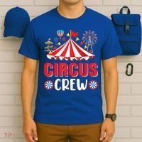 Circus Crew Funny Circus Staff Costume Circus Theme Party T-Shirt thumb 6