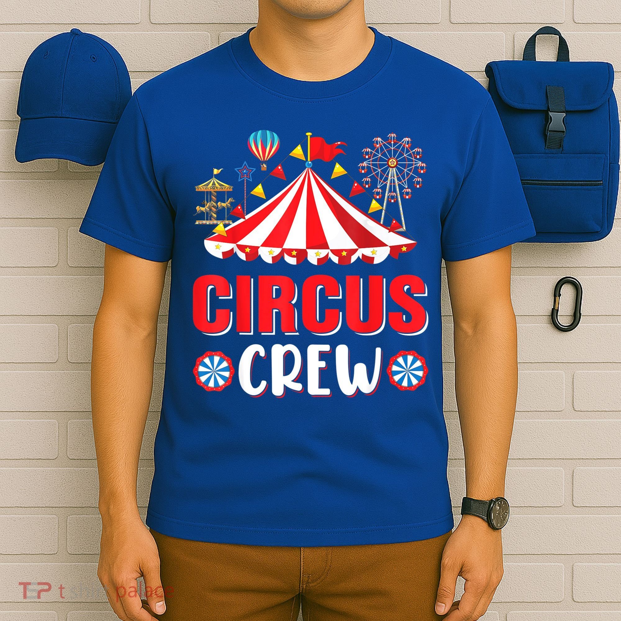Circus Crew Funny Circus Staff Costume Circus Theme Party T-Shirt
