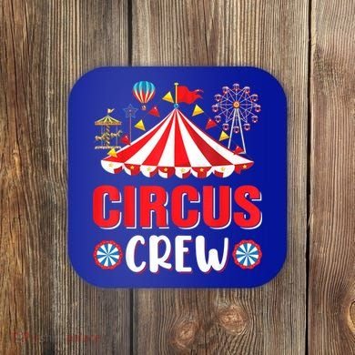 Circus Crew Funny Circus Staff Costume Circus Theme Party Coaster