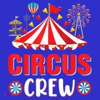 Circus Crew Funny Circus Staff Costume Circus Theme Party Mousepad thumb 1