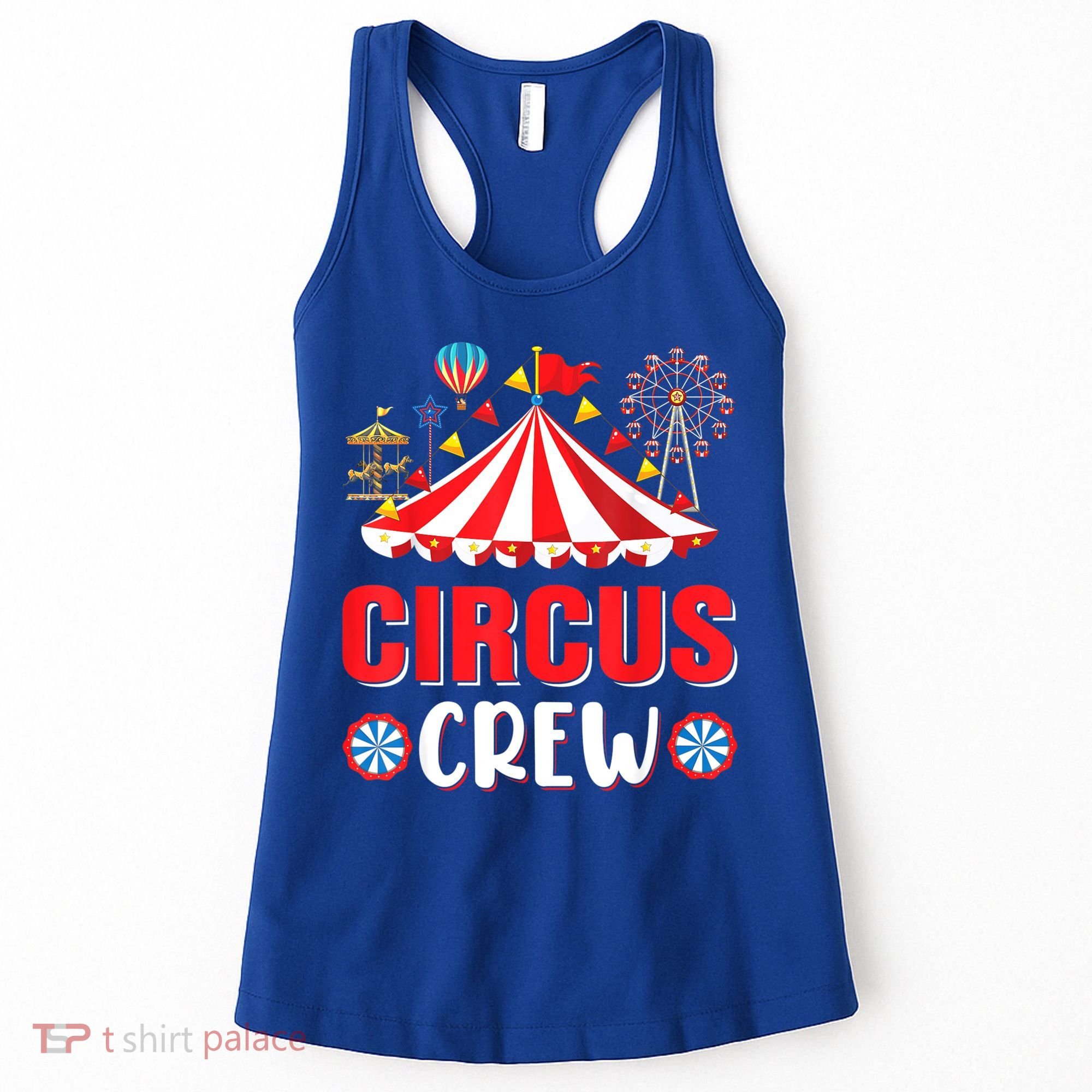 Circus Crew Funny Circus Staff Costume Circus Theme Party Women's Tank Top