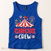 Circus Crew Funny Circus Staff Costume Circus Theme Party Tank Top thumb 2
