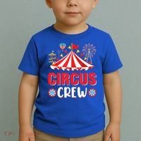 Circus Crew Funny Circus Staff Costume Circus Theme Party Toddler T-Shirt thumb 2