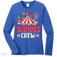 Circus Crew Funny Circus Staff Costume Circus Theme Party Women's Long Sleeve Shirt thumb 0