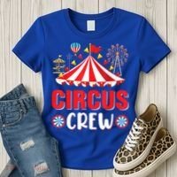 Circus Crew Funny Circus Staff Costume Circus Theme Party Women's T-Shirt thumb 3