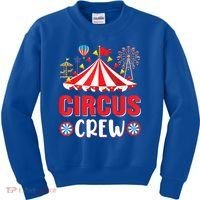 Circus Crew Funny Circus Staff Costume Circus Theme Party Kids Sweatshirt thumb 0