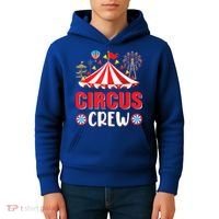 Circus Crew Funny Circus Staff Costume Circus Theme Party Kids Hoodie thumb 4