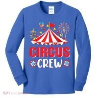 Circus Crew Funny Circus Staff Costume Circus Theme Party Kids Long Sleeve Shirt thumb 0