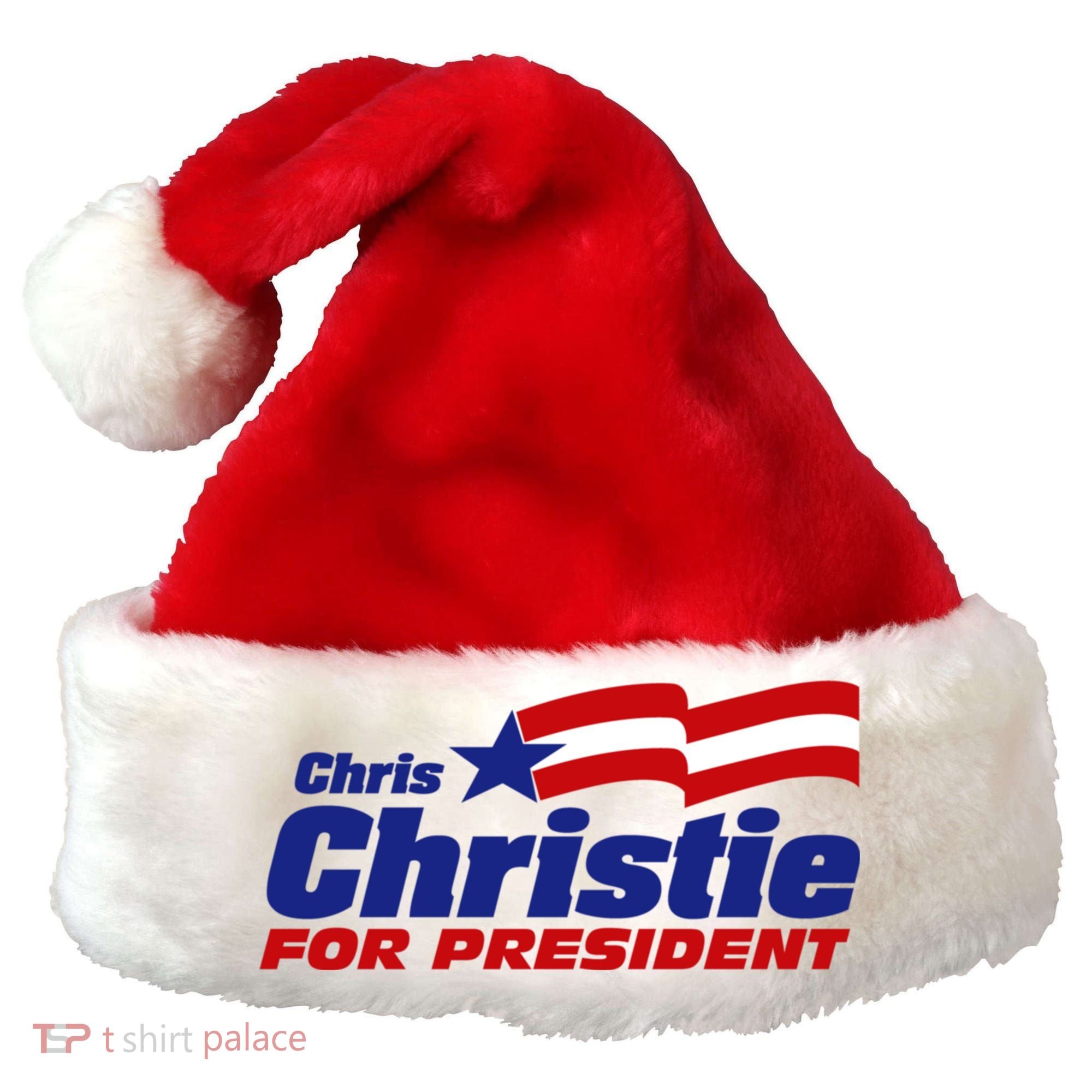 Chris Christie For President 2024 Election Santa Hat