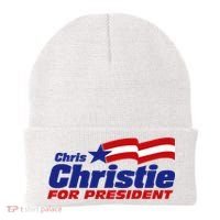 Chris Christie For President 2024 Election Beanie thumb 0