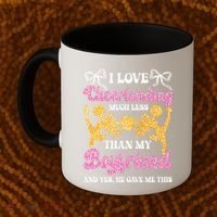Cheer Cheerleading Friend I Love Cheerleading Much Less Gift Coffee Mug thumb 2