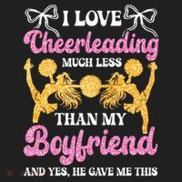Cheer Cheerleading Friend I Love Cheerleading Much Less Gift Beanie thumb 2