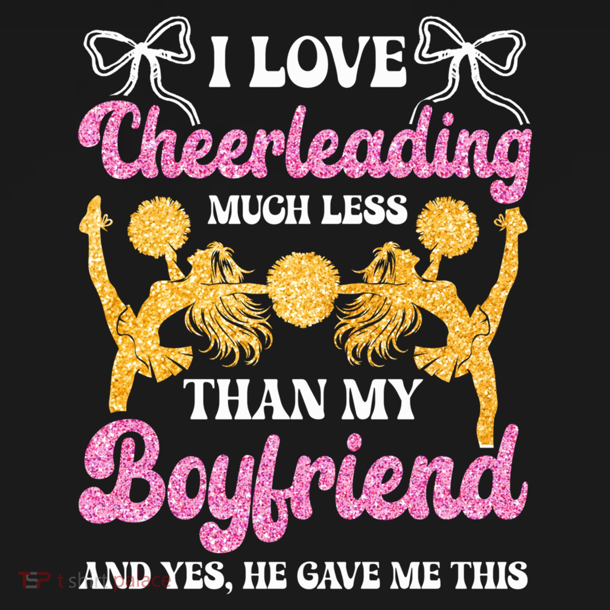 Cheer Cheerleading Friend I Love Cheerleading Much Less Gift Women's Hoodie