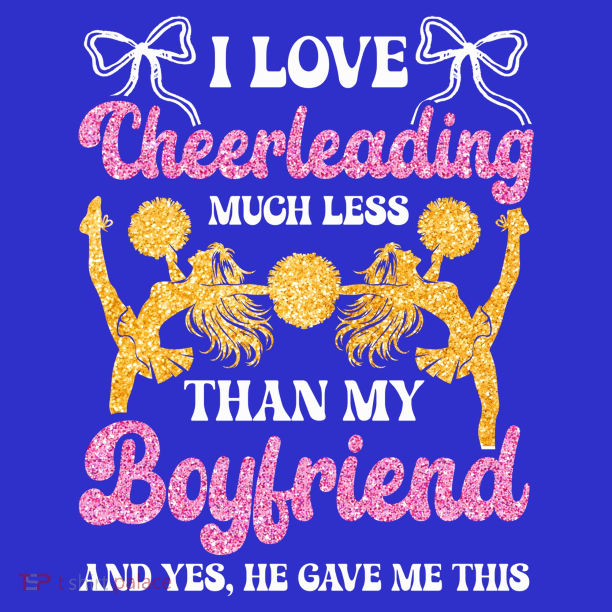 Cheer Cheerleading Friend I Love Cheerleading Much Less Gift Women's Tank Top