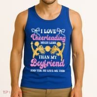 Cheer Cheerleading Friend I Love Cheerleading Much Less Gift Tank Top thumb 3