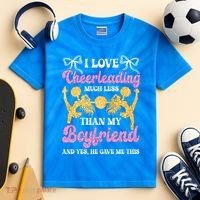 Cheer Cheerleading Friend I Love Cheerleading Much Less Gift Kids Tie-Dye T-Shirt thumb 2