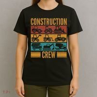 Construction Crew Funny Construction Worker Costume Birthday T-Shirt thumb 4