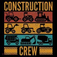 Construction Crew Funny Construction Worker Costume Birthday T-Shirt thumb 7