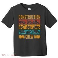 Construction Crew Funny Construction Worker Costume Birthday Toddler T-Shirt thumb 0