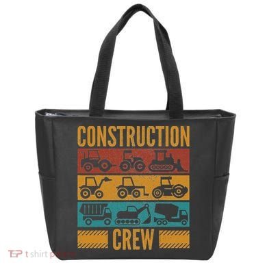 Construction Crew Funny Construction Worker Costume Birthday Tote Bag
