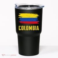 Colombia Columbian Flag Colombia Tumbler thumb 0