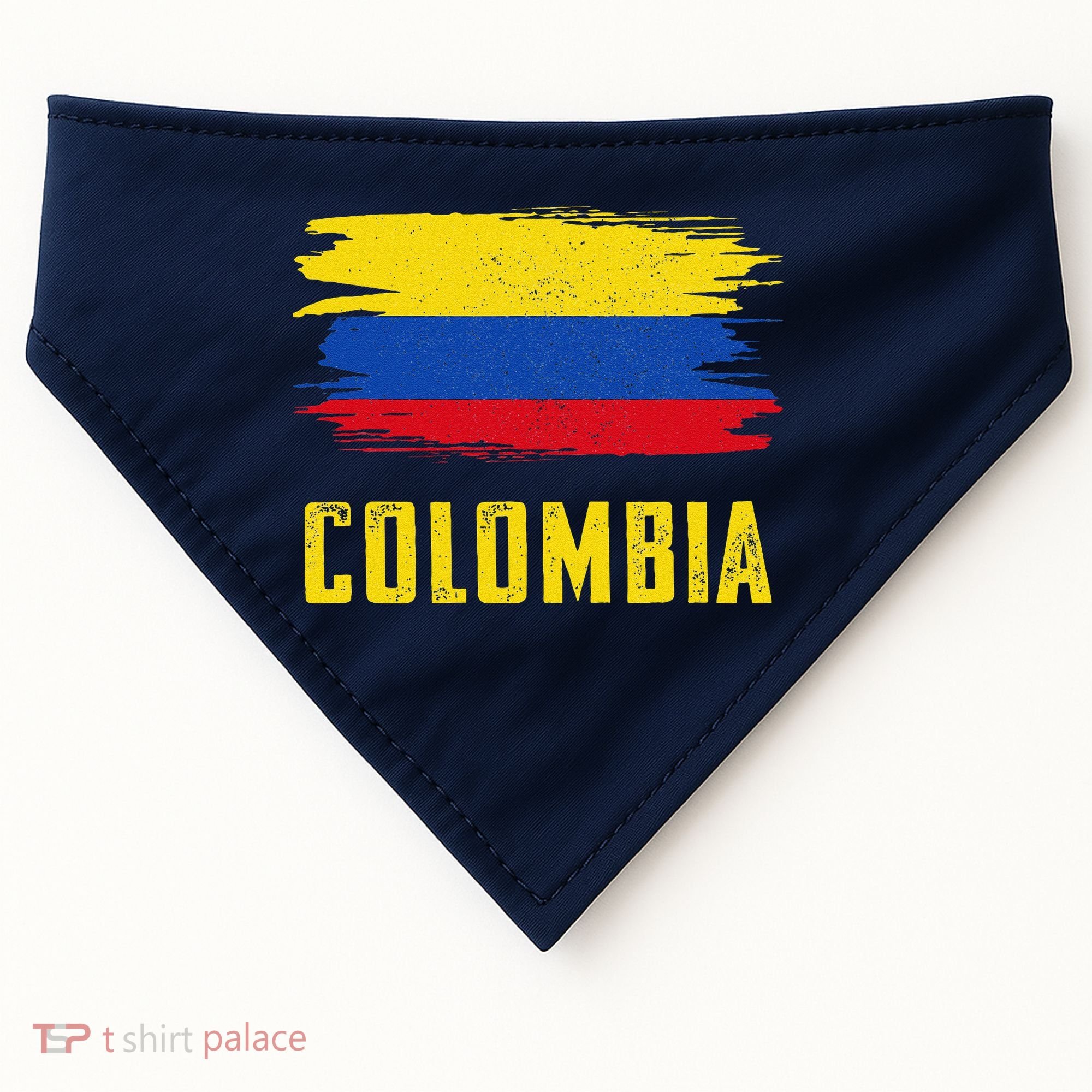 Colombia Columbian Flag Colombia USA-Made Doggie Bandana