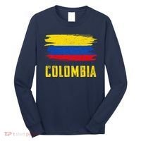 Colombia Columbian Flag Colombia Long Sleeve Shirt thumb 0