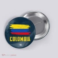 Colombia Columbian Flag Colombia Button thumb 0